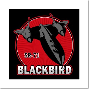 SR-71 Blackbird Logo Posters and Art